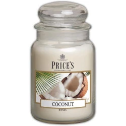 Bougie en pot noix de coco Price 39 S, parfum doux