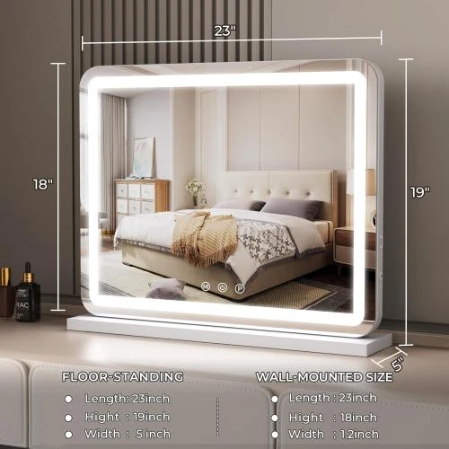 Zoom sur Miroir ZL ZELing, design moderne, finition élégante
