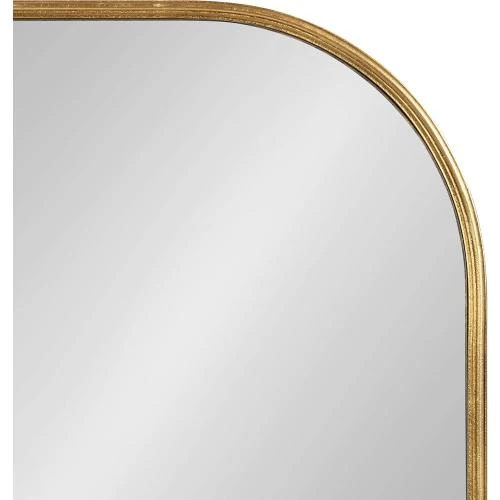 Zoom sur Miroir mural Caskill, cadre doré en forme d'arche