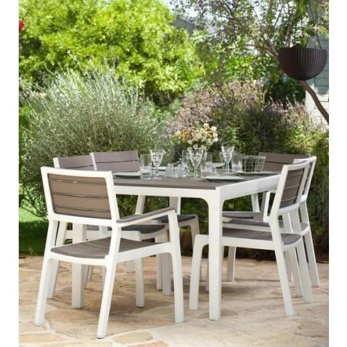 Détail de Fauteuil Keter Harmony Beige Taupe, Confort Extérieur