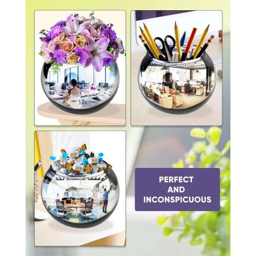 Zoom sur Miroir convexe Skywin, décoration cabine, bureau esthétique