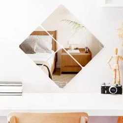 Carreaux miroirs muraux décoratifs acrylique incassables