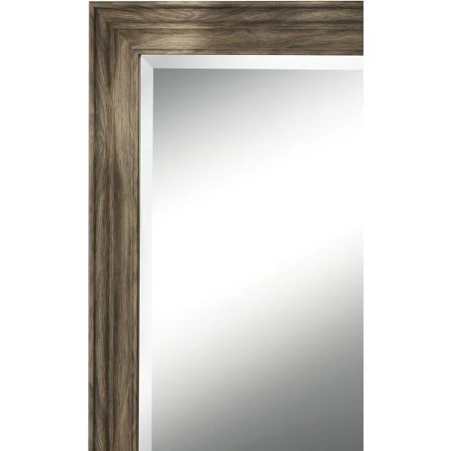 Zoom sur Miroir décoratif Live Deco, cadre gris élégant