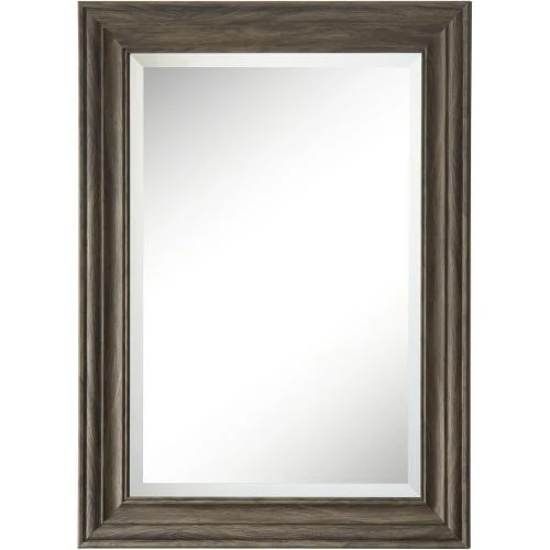 Miroir décoratif Live Deco, cadre gris élégant - Vue principale
