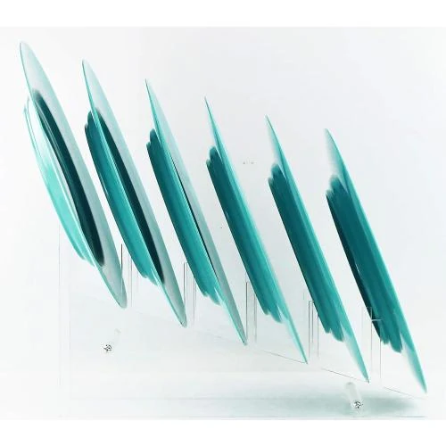 Zoom sur Reston Lloyd, Bol Mélamine Noir, Assiettes Turquoise
