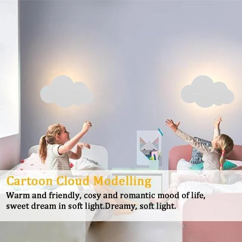 Zoom sur Applique Murale LED Dimmable Tactile Blanc Chaud Enfant