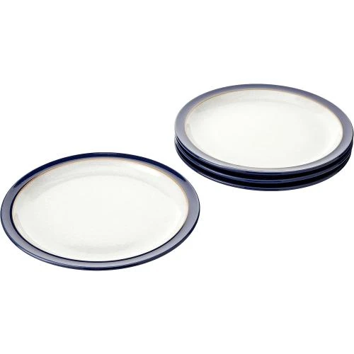 Assiettes noires Denby Elements, céramique résistante, 4 pièces - Vue principale