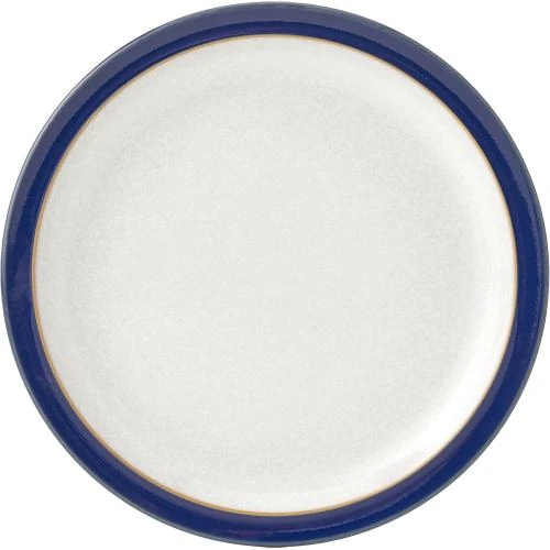 Zoom sur Assiettes noires Denby Elements, céramique résistante, 4 pièces