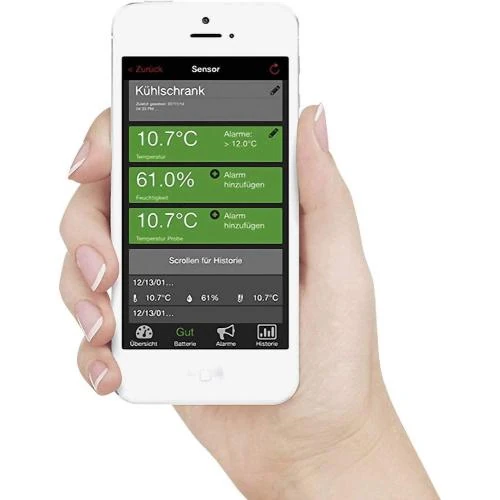 Détail de Technoline MA10001 Station Météo Connectée, Alertes Mobiles