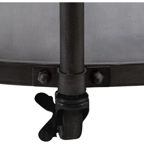Zoom sur Table Basse Chrono ATMOSPHERA, Métal, Bois, Design Élégant