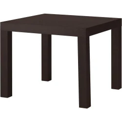 Table d'appoint Ikea LACK Noir Marron, Design Moderne