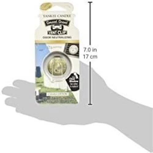 Détail de Bougie parfumée Yankee Candle, Coton Frais, Vent Clip