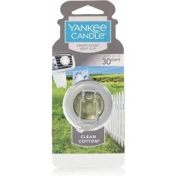 Bougie parfumée Yankee Candle, Coton Frais, Vent Clip