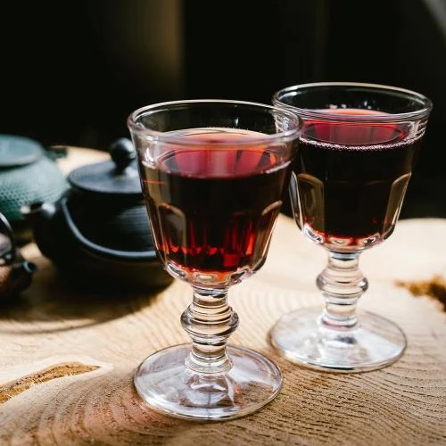 Zoom sur La Rochere, Verre Transparent, Pied Eau, Lot de 6