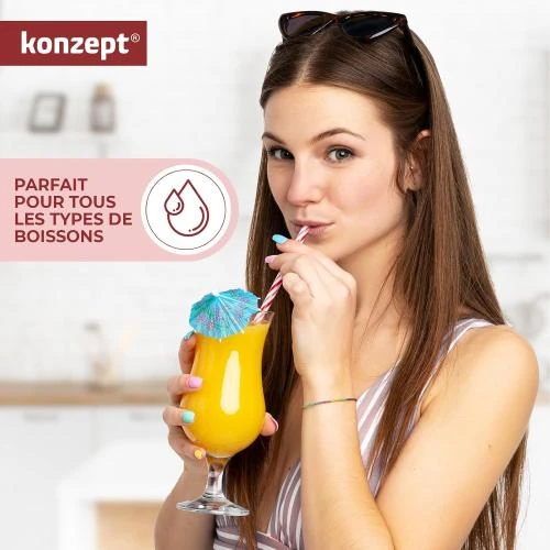 Zoom sur Verres à cocktail élégants 460 ml, lot de 6, Europe