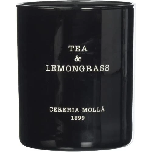 Détail de Bougie Verre Cire Végétale Cereria Molla, Thé Lavande, Citronnelle