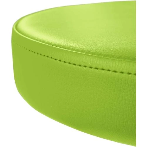 Zoom sur Physa Terni Tabouret Coiffeur Vert, Roulettes, Dossier