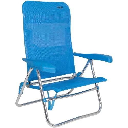 Détail de Chaise de plage Crespo AL 205, couleur bleue