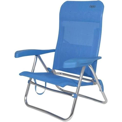 Zoom sur Chaise de plage Crespo AL 205, couleur bleue