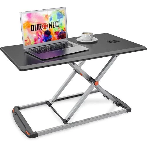 Duronic DM05D11 BK Bureau assis debout ergonomique ajustable - Vue principale