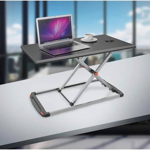 Détail de Duronic DM05D11 BK Bureau assis debout ergonomique ajustable