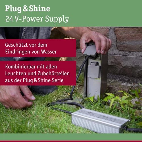Zoom sur Paulmann Bloc d'alimentation extérieur 150W, 50m, IP67