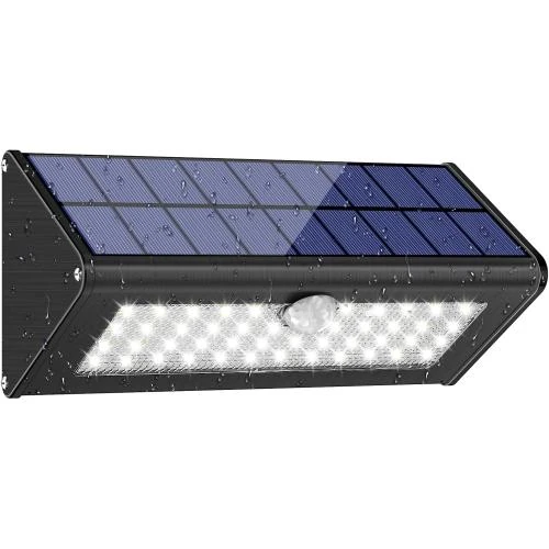 Licwshi Lampe Solaire LED Extérieur, Détecteur Mouvement, IP65 - Vue principale