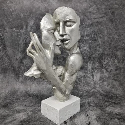Zoom sur Sculpture Couple Amoureux, Lifestyle 