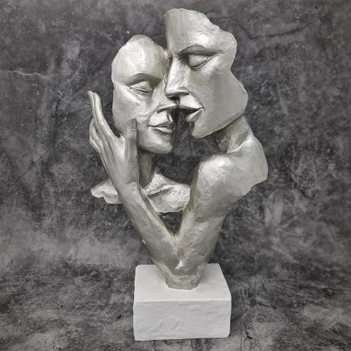 Détail de Sculpture Couple Amoureux, Lifestyle 