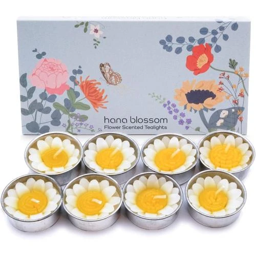Bougies parfumées fleurs, coffret cadeau, Hana Blossom - Vue principale