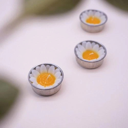 Détail de Bougies parfumées fleurs, coffret cadeau, Hana Blossom