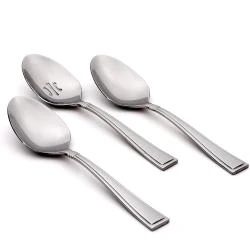 Cuillères Oneida Butler 3 pièces, Acier inoxydable Argent